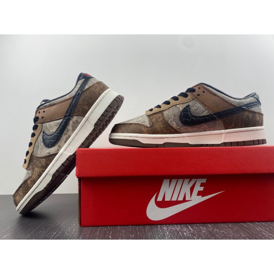 Nike Dunk Low Premium CO.JP Brown Snakeskin Men
