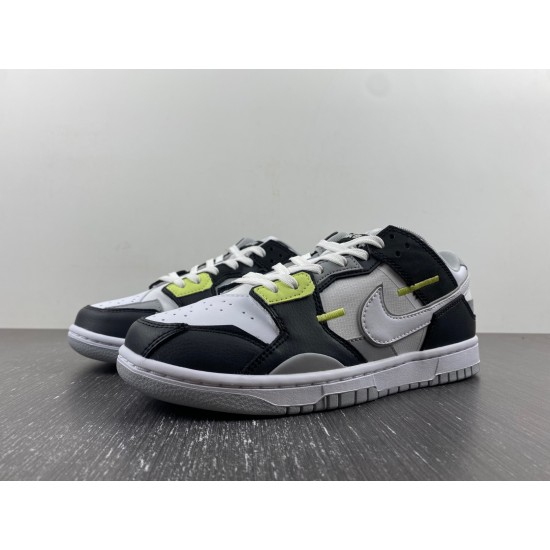 Nike Dunk Low Scrap Wolf Grey Light Lemon Twist Men's DC9723-001