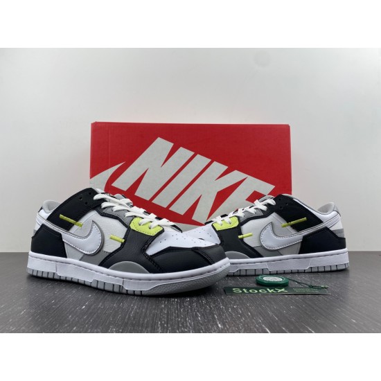 Nike Dunk Low Scrap Wolf Grey Light Lemon Twist Men