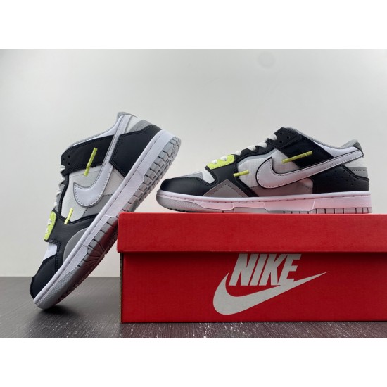 Nike Dunk Low Scrap Wolf Grey Light Lemon Twist Men