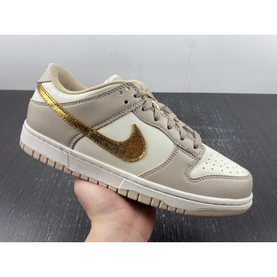 Nike Dunk Low Phantom Metallic Gold (Women