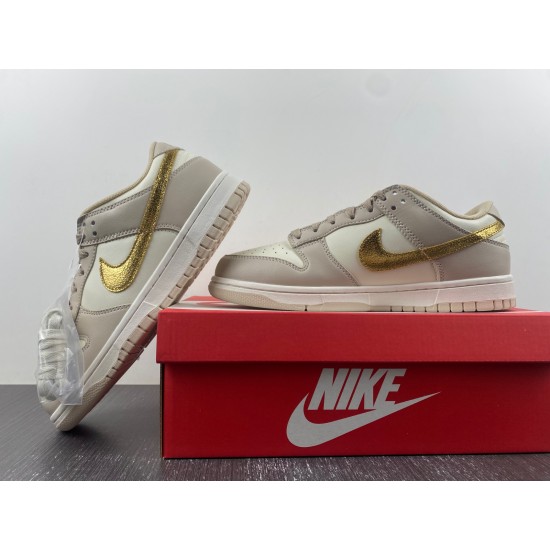 Nike Dunk Low Phantom Metallic Gold (Women