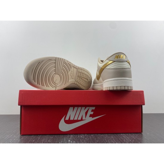 Nike Dunk Low Phantom Metallic Gold (Women