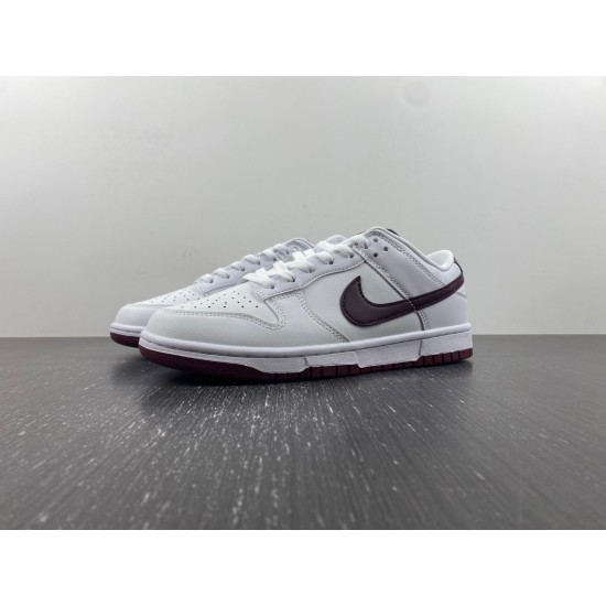 Nike Dunk Low Retro White Night Maroon Men's DV0831-102