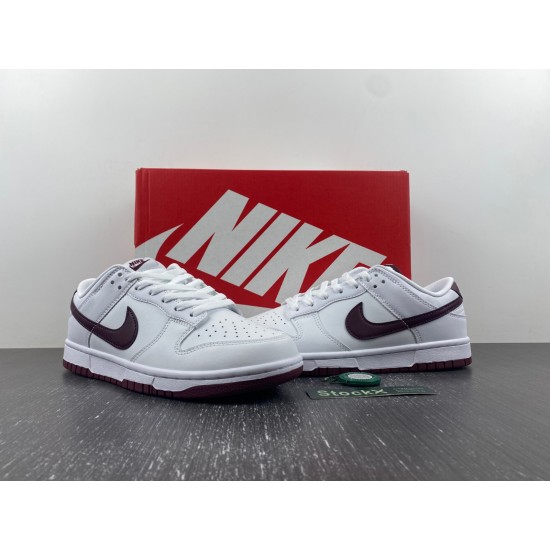 Nike Dunk Low Retro White Night Maroon Men