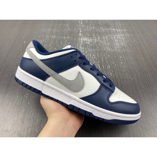 Nike Dunk Low Summit White Midnight Navy Men