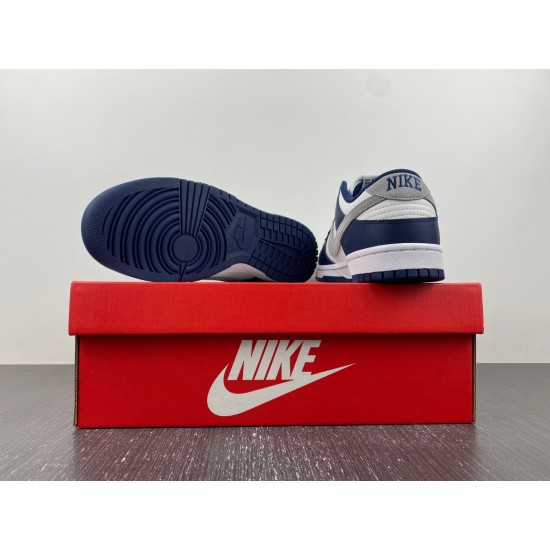 Nike Dunk Low Summit White Midnight Navy Men