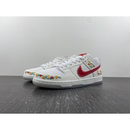 NIKE SB DUNK LOW DECON N7 WHITE RED FD6951-700