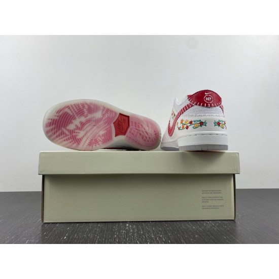 NIKE SB DUNK LOW DECON N7 WHITE RED FD6951-700