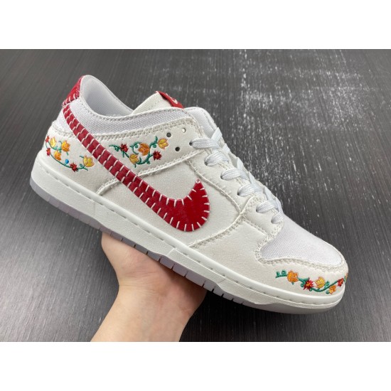 NIKE SB DUNK LOW DECON N7 WHITE RED FD6951-700