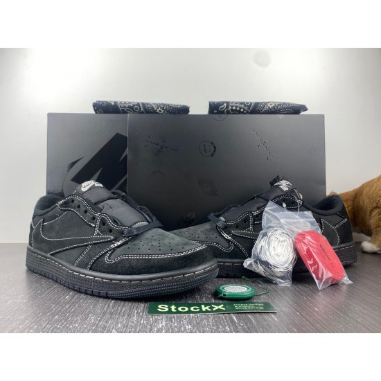 Jordan 1 Retro Low OG SP Travis Scott Black Phantom Men
