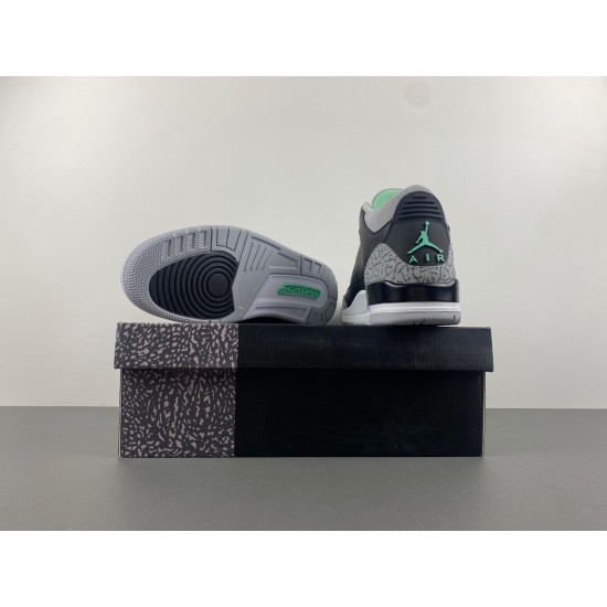 Jordan 3 Retro Green Glow Men