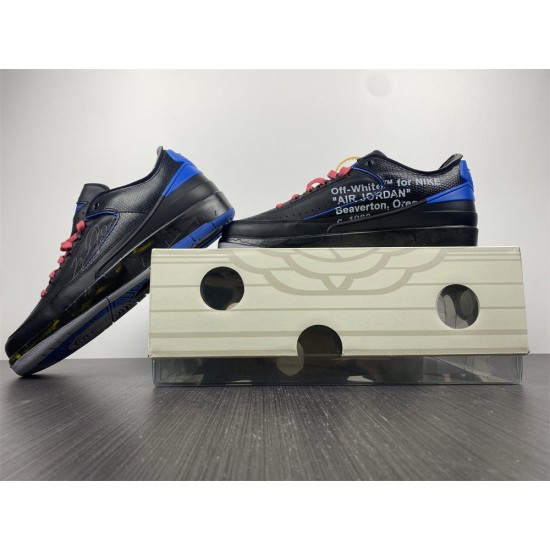 Jordan 2 Retro Low SP Off-White Black Blue Men