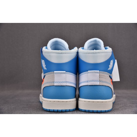 Jordan 1 Retro High Off-White University Blue Men