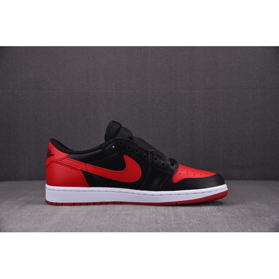 Jordan 1 Low Black Gym Red Men