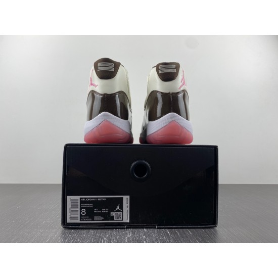 AIR JORDAN 11 NEAPOLITAN BLACK BROWN PINK WHITE CT8012-126