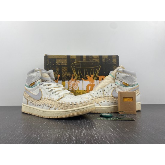 Union x Air Jordan 1 High “Woven”UN FD2565-100
